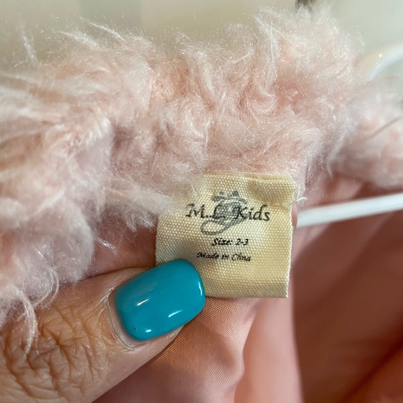 Girls Fluffy Jacket - Picture 2 of 3